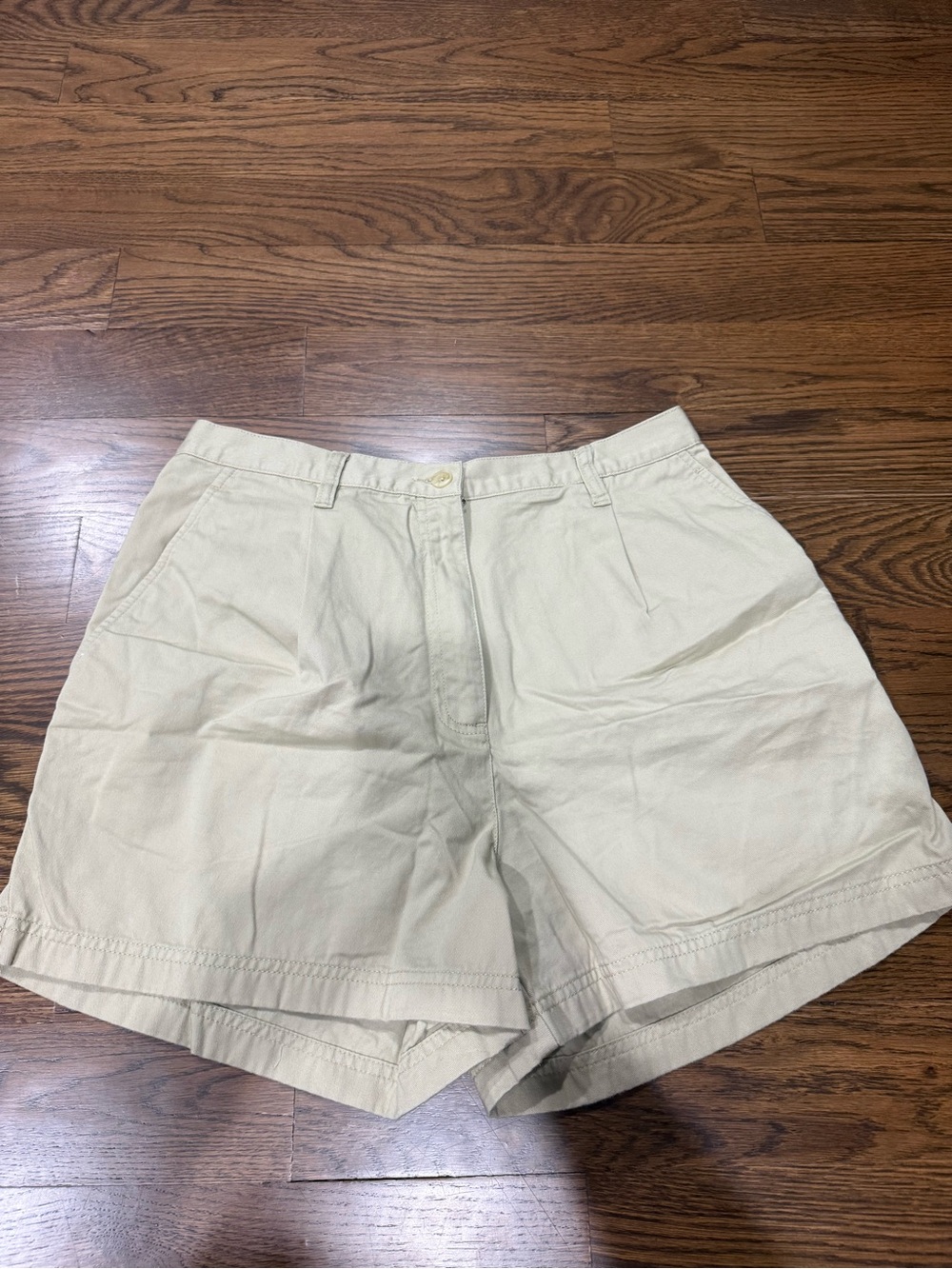 LOFT Khaki Cotton Shorts chinos